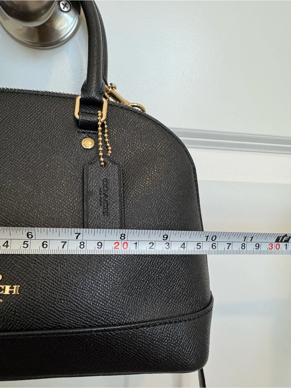 Coach Black Leather Sierra Satchel NWOT